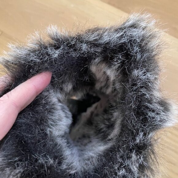 NWOT Sam Edelman Grey Suede Fringe Tilden Boots Size 7 - Picture 6 of 6